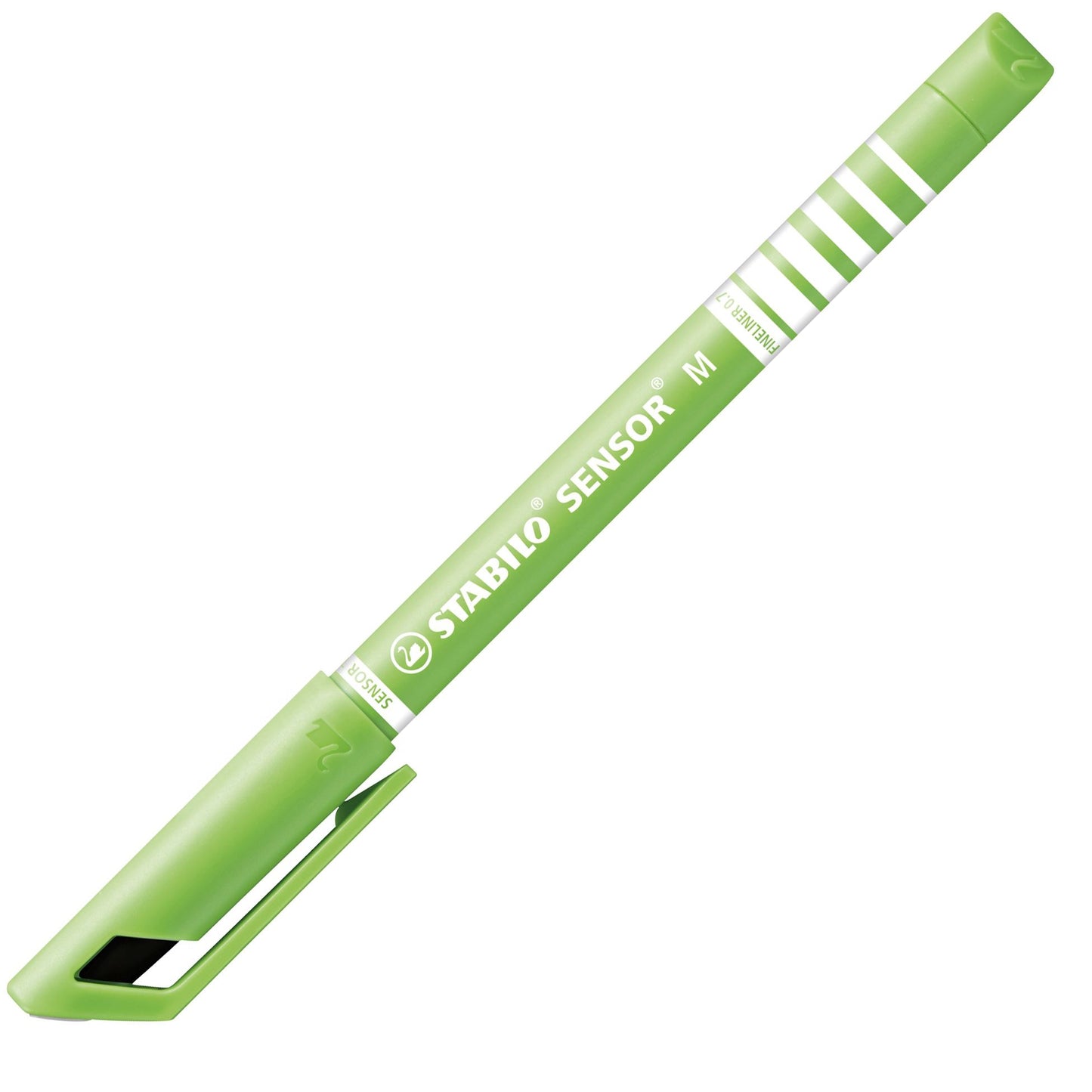 Fineliner con punta ammortizzata - STABILO SENSOR M - Tratto Medio (0,7 mm) - Verde foglia (25529372)