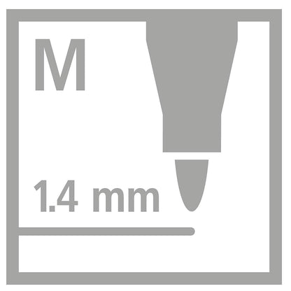 Pennarello Premium Metallizzato - STABILO Pen 68 metallic - Rosa metallizzato (25577300)