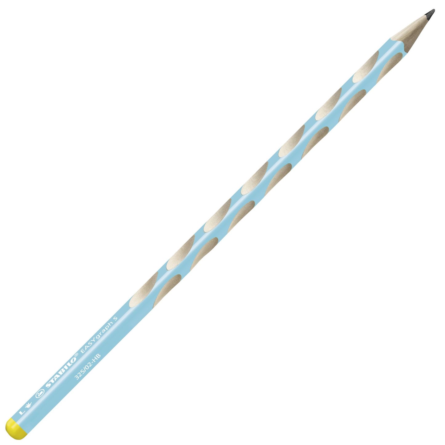 Matita Ergonomica triangolare - STABILO EASYgraph S per Mancini in Azzurro - Gradazione HB (25545121)