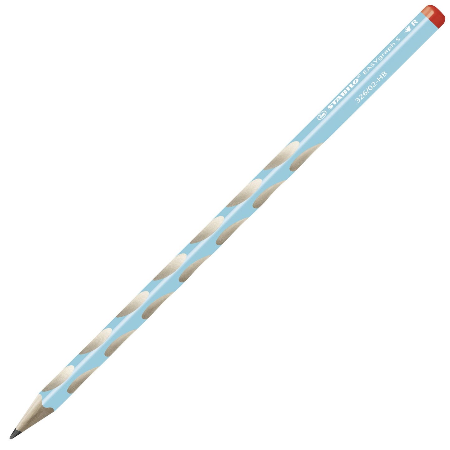 Matita Ergonomica triangolare - STABILO EASYgraph S per Destrimani in Azzurro - Gradazione HB (25545093)