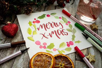 Pennarello Premium con punta a pennello - STABILO Pen 68 brush - Rosso Carminio (25576438)