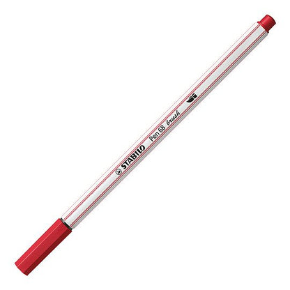 Pennarello Premium con punta a pennello - STABILO Pen 68 brush - Rosso Scuro (25576481)