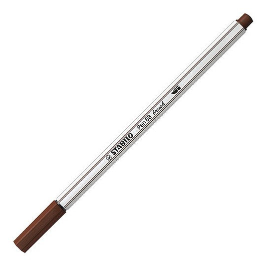 Pennarello Premium con punta a pennello - STABILO Pen 68 brush - Bruno (25576066)