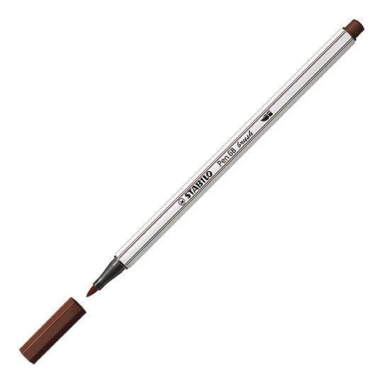 Pennarello Premium con punta a pennello - STABILO Pen 68 brush - Bruno (25576067)