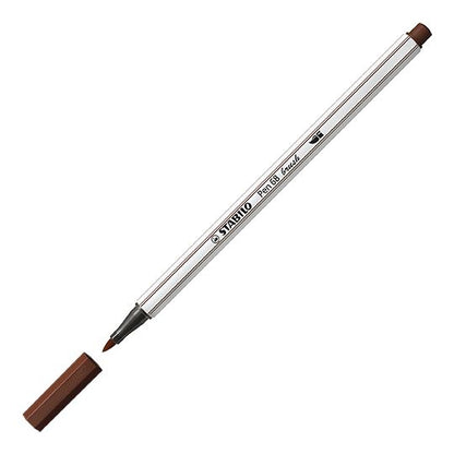 Pennarello Premium con punta a pennello - STABILO Pen 68 brush - Bruno (25576067)