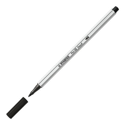 Pennarello Premium con punta a pennello - STABILO Pen 68 brush - Astuccio da 8 - con 8 colori assortiti (25575771)