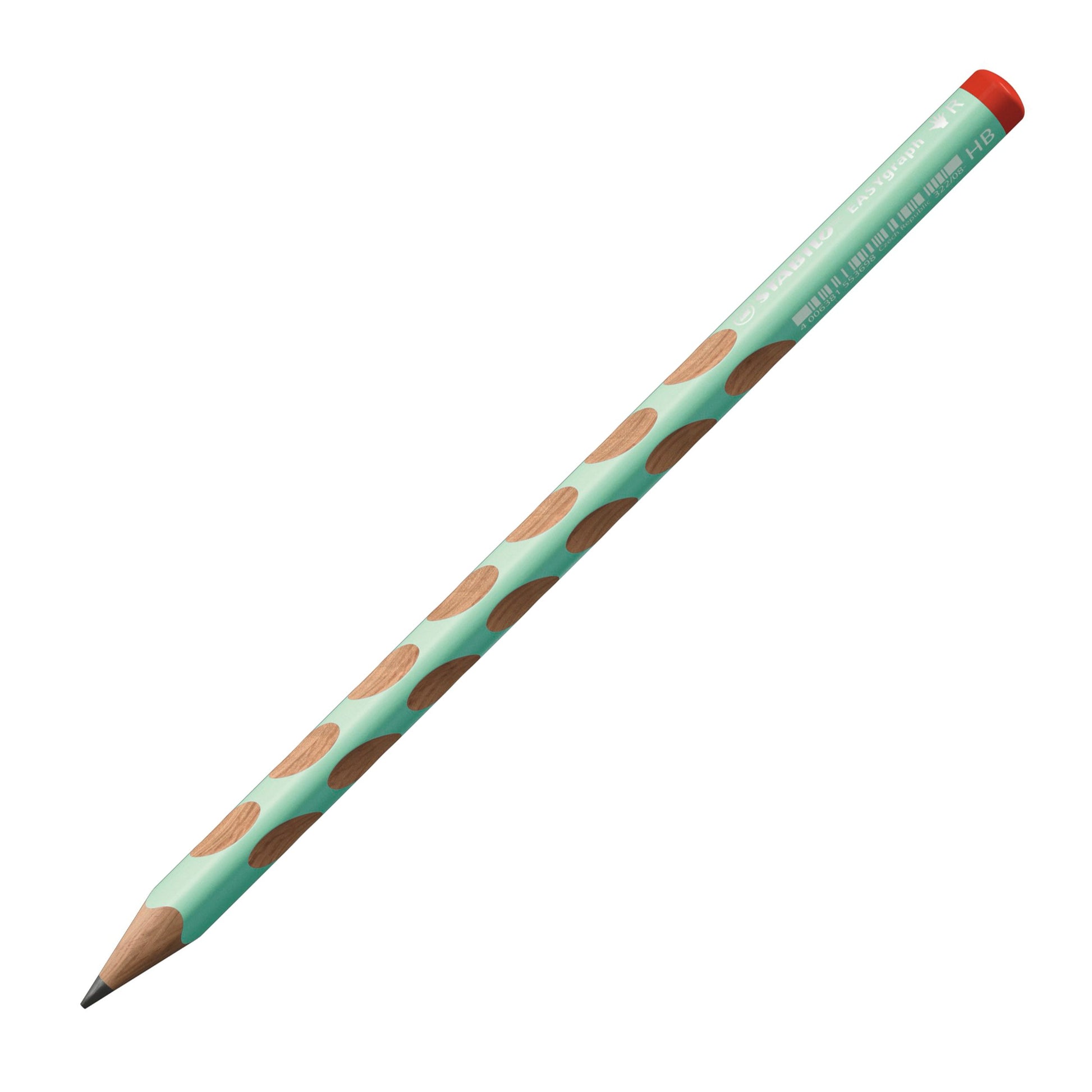 Matita Ergonomica triangolare - STABILO EASYgraph per Destrimani in Verde Pastel - Gradazione HB (25545017)