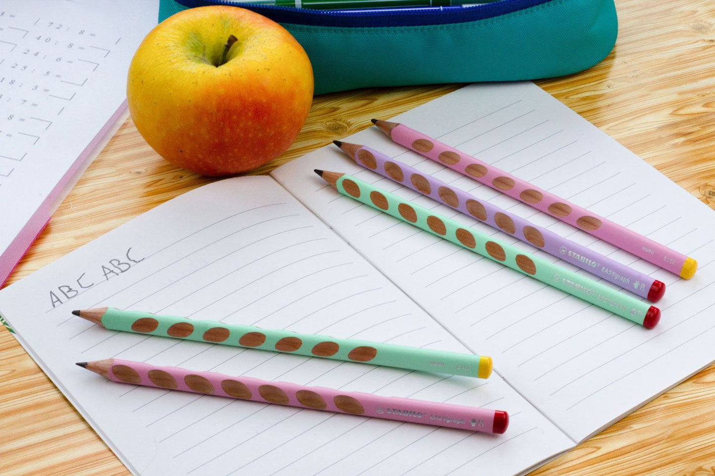 Matita Ergonomica triangolare - STABILO EASYgraph per Mancini in Verde Pastel - Gradazione HB (25545055)