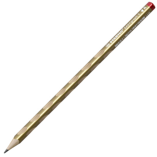 Matita Ergonomica triangolare - STABILO EASYgraph S Metallic per Destrimani in Oro - Confezione da 12 - Gradazione HB
 (25545065)