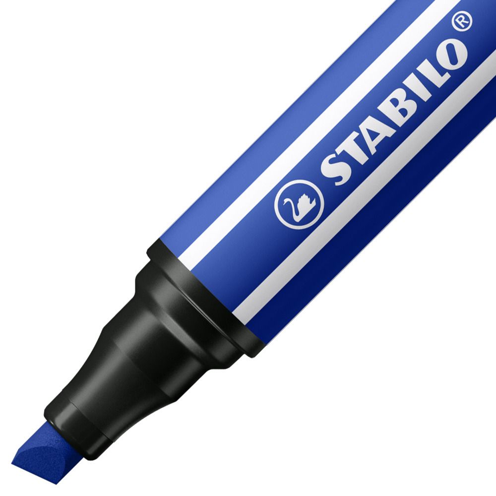 Pennarello Premium a tratto doppio (1 + 5 mm) - STABILO Pen 68 MAX - Blu Oltremare (25575000)