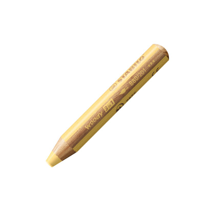 Matita colorata Multi-Funzione - STABILO woody 3 in 1 - Giallo pastello (25542197)