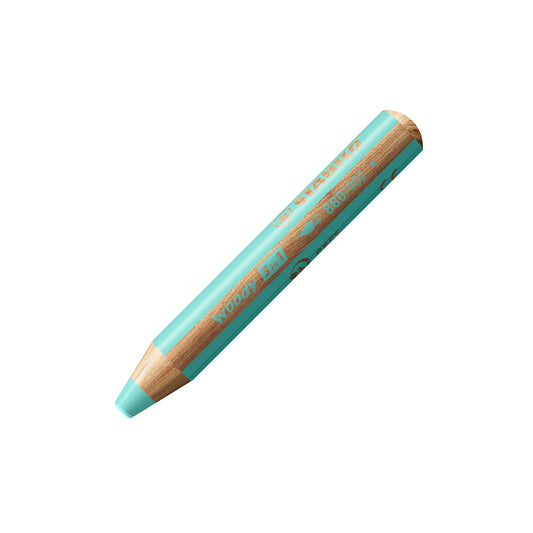 Matita colorata Multi-Funzione - STABILO woody 3 in 1 - Azzurro pastello (25540176)