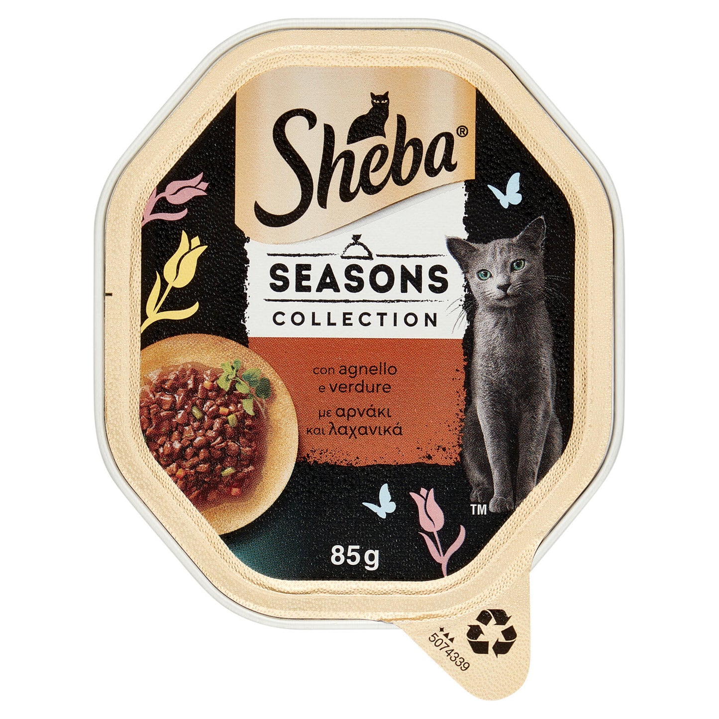 Sheba Seasons Collection in salsa cibo umido gatto Agnello e Verdure 85g (25603434)
