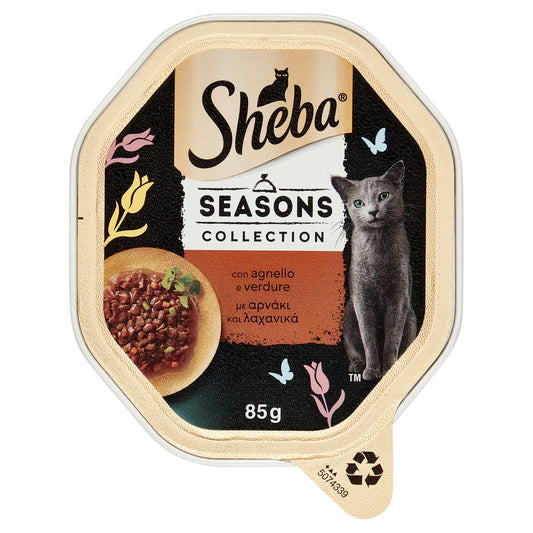 Sheba Seasons Collection in salsa cibo umido gatto Agnello e Verdure 85g (25603434)