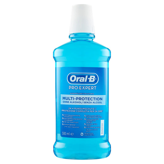 Oral-B Pro-Expert Collutorio Multi-Protection Senza Alcool Menta 500 ml (25567130)