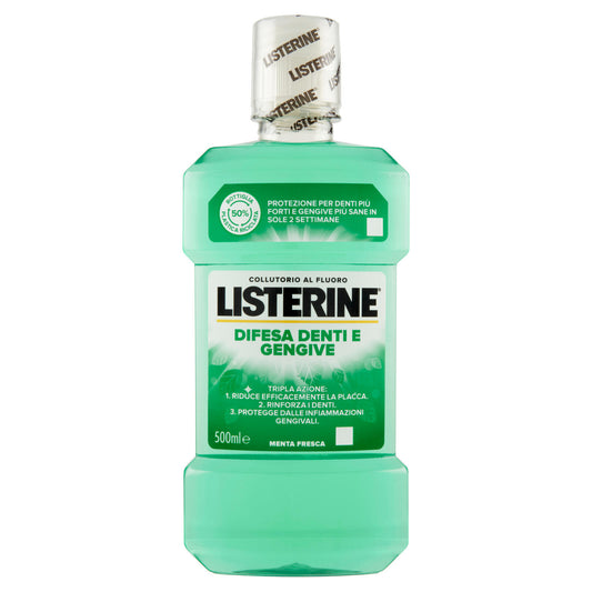 Listerine Difesa Denti e Gengive Menta Fresca 500 ml (25533856)