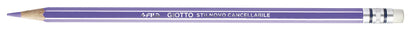 Giotto 256800 - Stilnovo Cancellabile Astuccio 10 Pastelli Colorati con Temperamatite e Gomma (25530650)