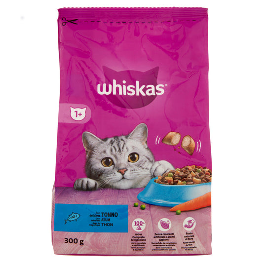 Whiskas Crocchette Cibo Secco Gatto con delizioso Tonno 300 g (25613674)