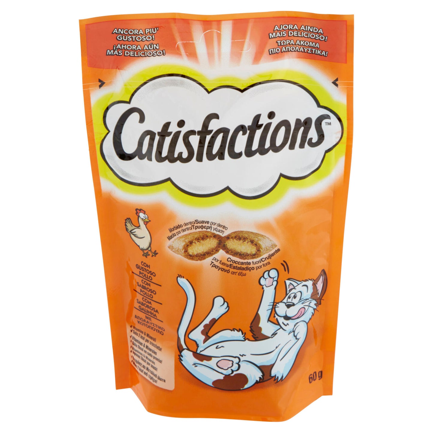 Catisfactions Snack Gatto con Gustoso Pollo 60 g (25521586)