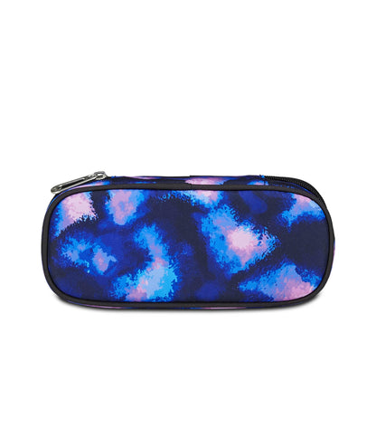 Seven Portapenne Scuola Round Plus, Blu, The Double, Bustina Ovale Con Tasca Interna ed Elastici Porta Penne, Accessori Zaino, Elementari, Medie, Superiori, Ragazzo Ragazza (25581110)