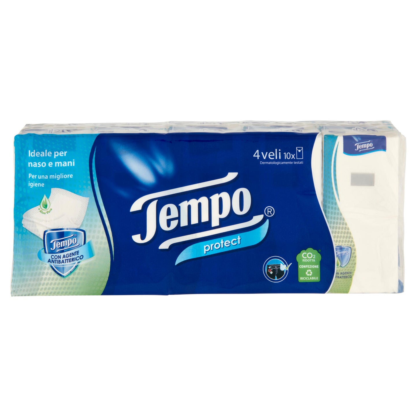 Tempo protect Fazzoletti 4 veli 10 pz (25610528)