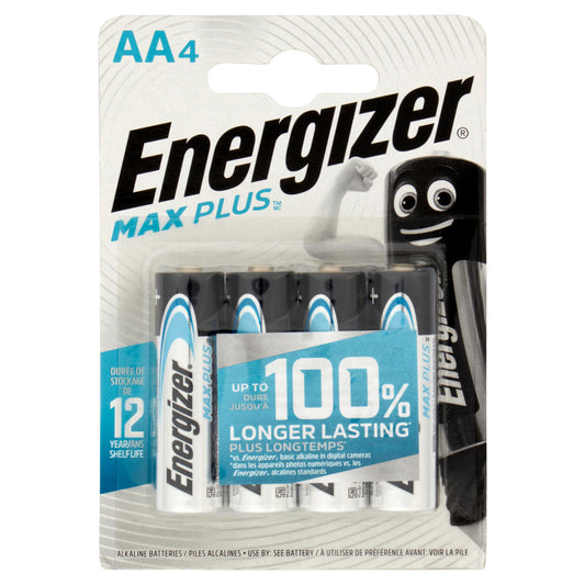 Energizer Max Plus AA Stilo 4 pz (25526301)