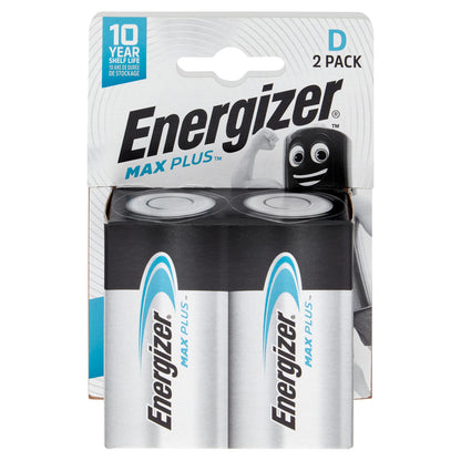 Energizer Max Plus Alkaline D 2 pz (25526308)