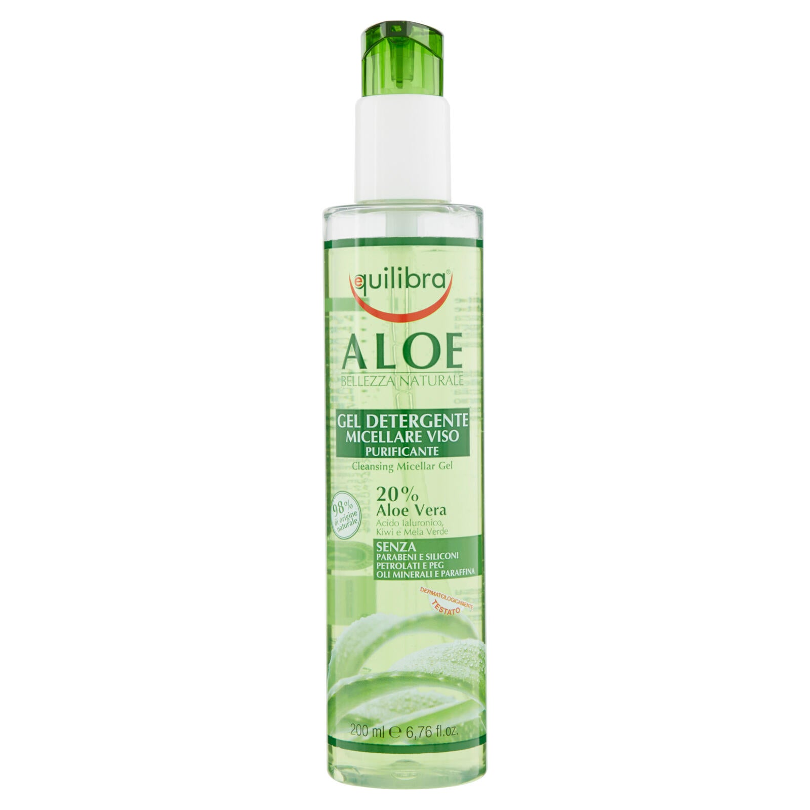 equilibra Aloe Gel Detergente Micellare Viso Purificante 200 ml (25526352)