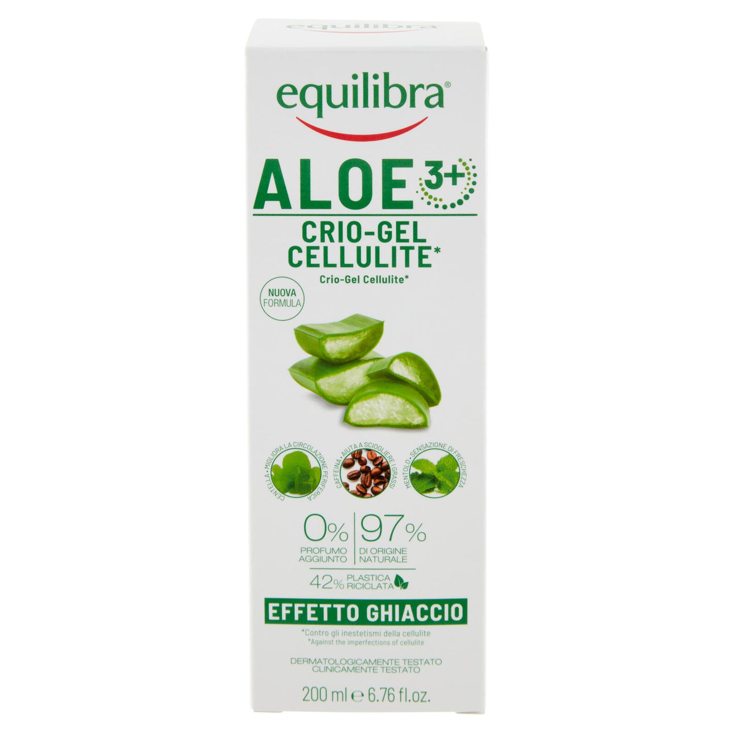 equilibra Aloe 3+ Crio-Gel Cellulite* Effetto Ghiaccio 200 ml (25526331)