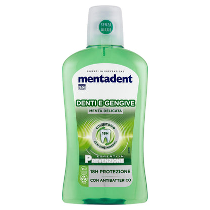 Mentadent Collutorio con Zinc Mineral Denti e Gengive 500 ml (25560021)