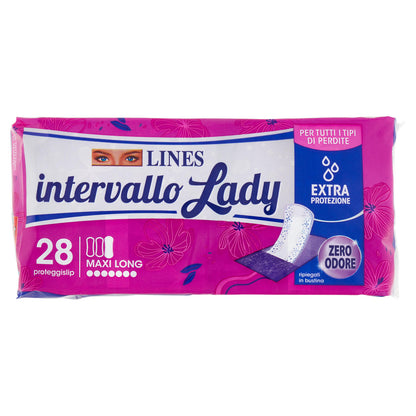 Lines intervallo Lady proteggislip Maxi Long Ripiegato 28 pz (25533779)