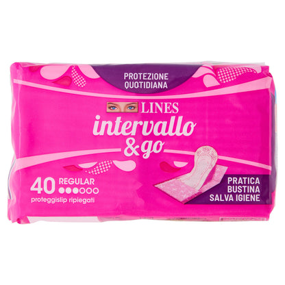 Lines intervallo & go Regular proteggislip ripiegati 40 pz (25533771)