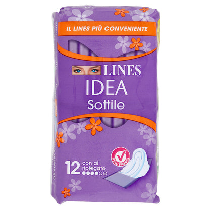 Lines Idea Sottile con ali ripiegato 12 pz (25533747)