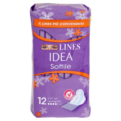 Lines Idea Sottile con ali ripiegato 12 pz (25533748)
