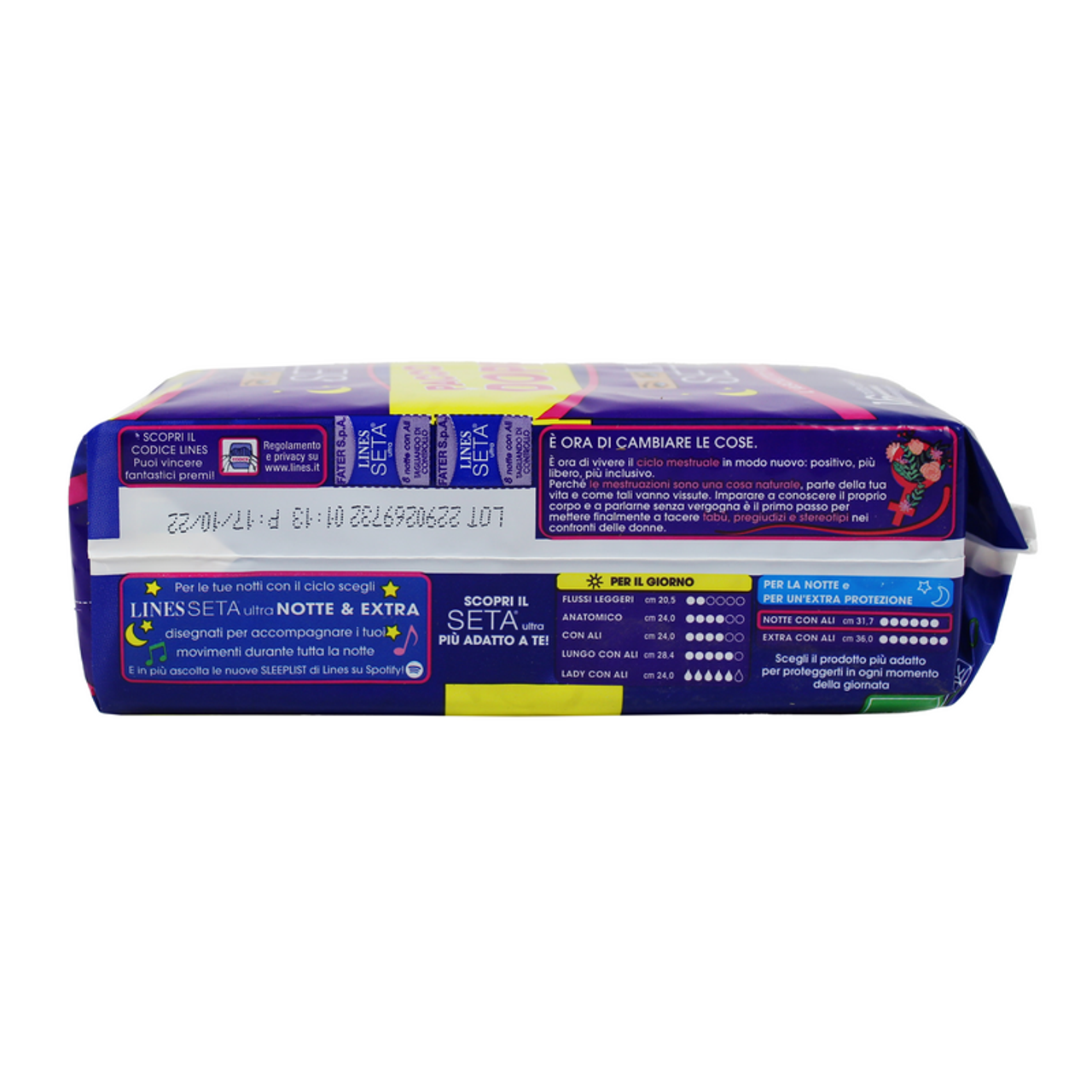 LINES - Assorbenti LINES SETA ULTRA NOTTE CON ALI - 16 pz (25533405)