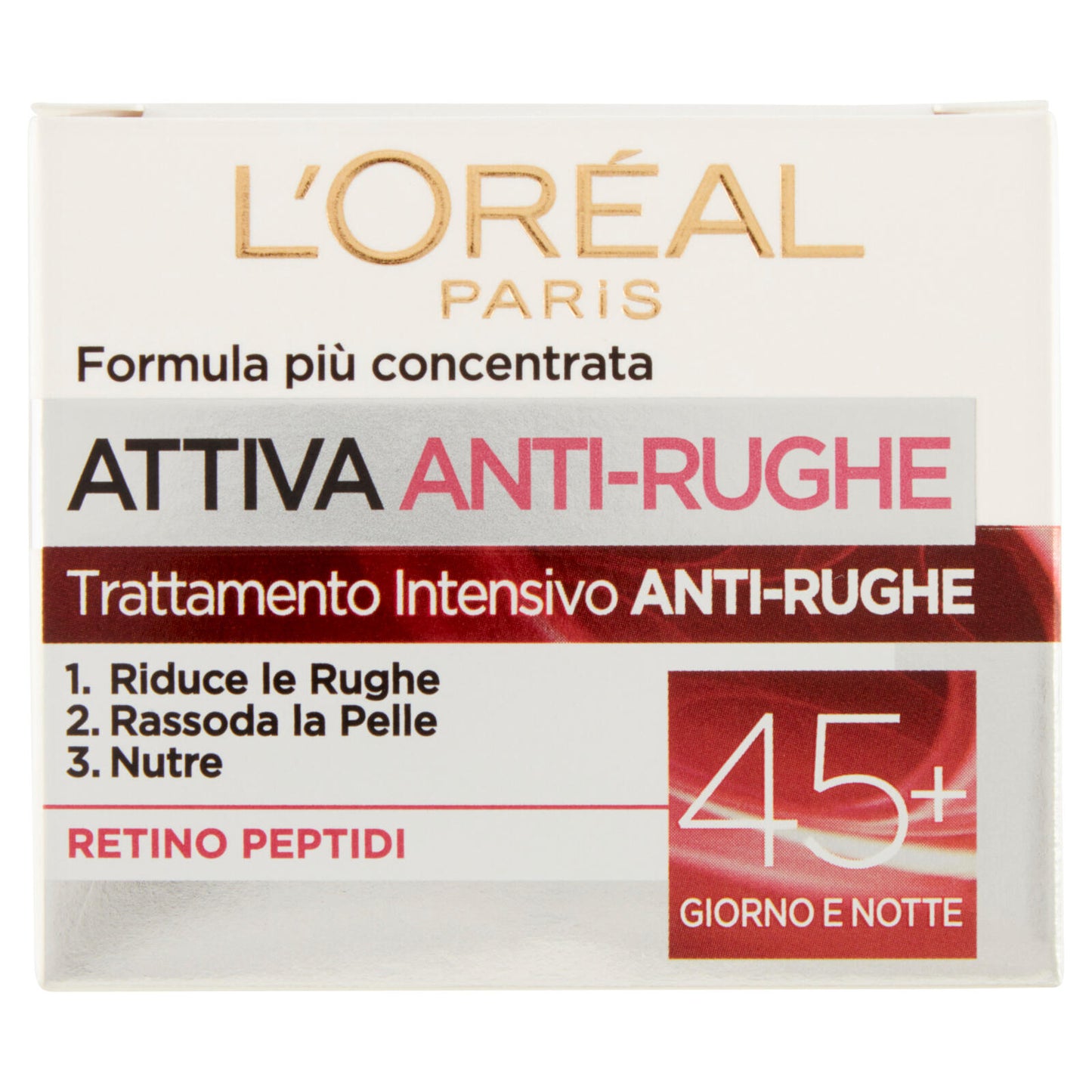 L'Oréal Paris Attiva Anti-Rughe Crema Viso 45+, Trattamento Intensivo Anti-rughe, 50 ml (25531699)