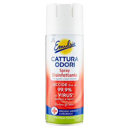 Emulsio Cattura Odori Spray Disinfettante Freschezza Naturale 350 ml (25526241)