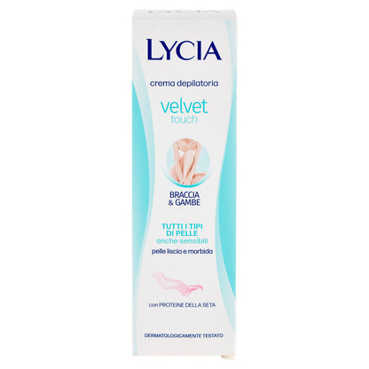 Lycia velvet touch crema depilatoria Braccia & Gambe Tutti i Tipi di Pelle anche sensibili 150 ml (25534019)