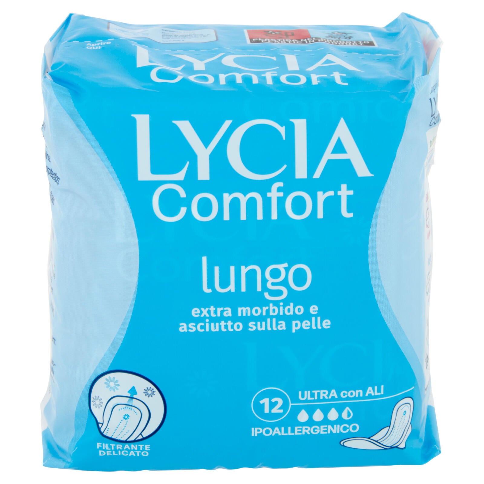 Lycia Comfort lungo Ultra con Ali 12 pz (25533908)