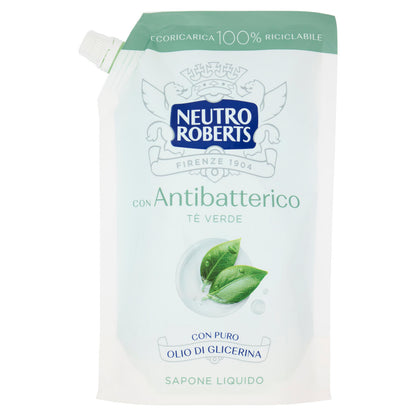 Neutro Roberts con Antibatterico Tè Verde Sapone Liquido Ecoricarica 400 ml (25562715)