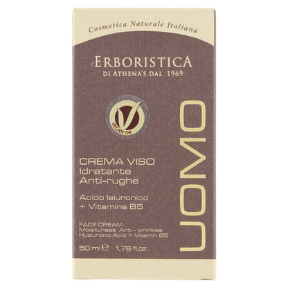 l'Erboristica Uomo Crema Viso Idratante Anti-rughe Acido Ialuronico + Vitamina B5 50 ml (25531536)
