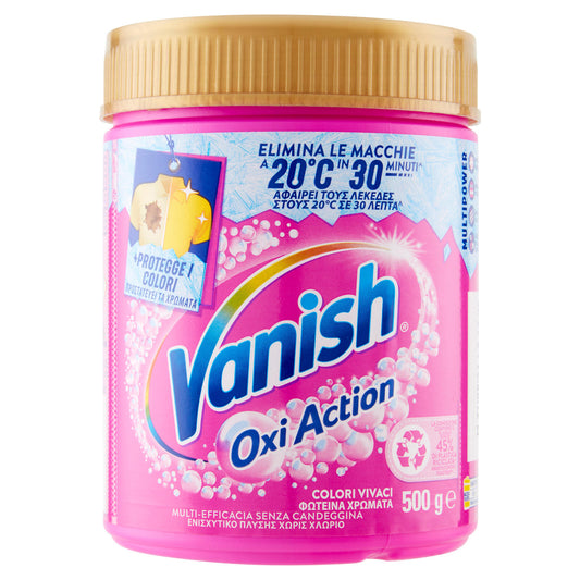 Vanish Oxi Action Multipower Polvere rosa Smacchiatore bucato 500 g (25613206)