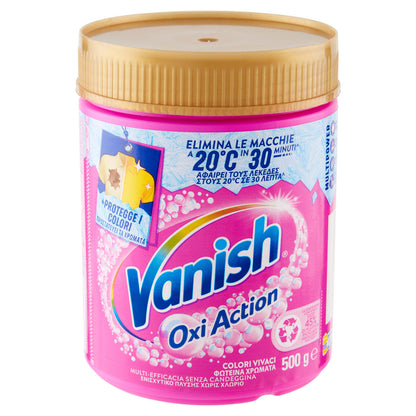 Vanish Oxi Action Multipower Polvere rosa Smacchiatore bucato 500 g (25613207)