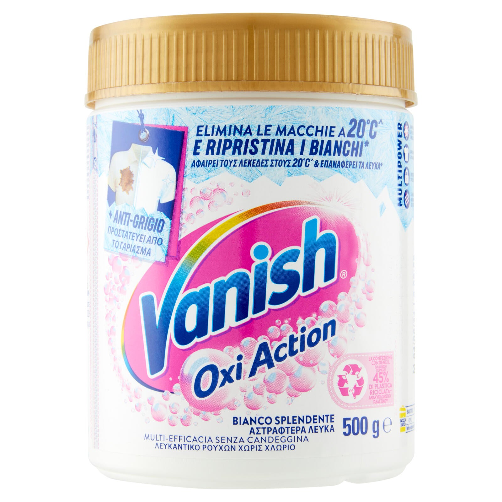 Vanish Oxi Action Multipower Polvere bianca Smacchiatore bucato 500 g (25613204)