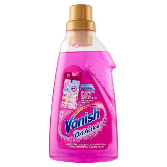 Vanish Oxi Action Multipower Gel rosa Smacchiatore bucato 750 mL (25613202)