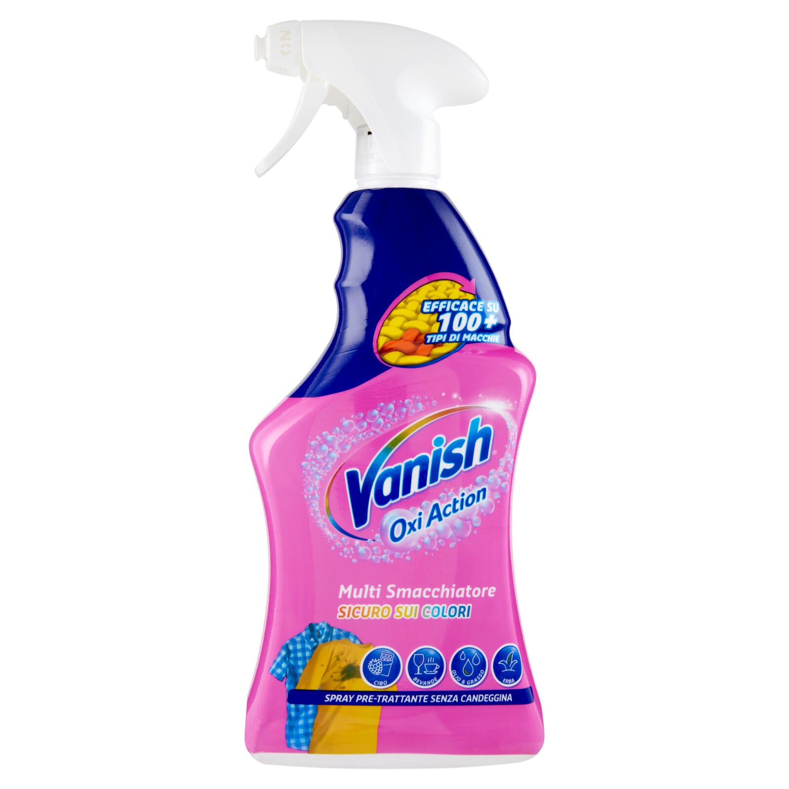 Vanish Oxi Action Multi Smacchiatore Spray Pre-Trattante Senza Candeggina 725 ml (25613200)