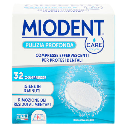 Miodent Care for you Pulizia Profonda Compresse Effervescenti per Protesi Dentali 32 pz (25562031)