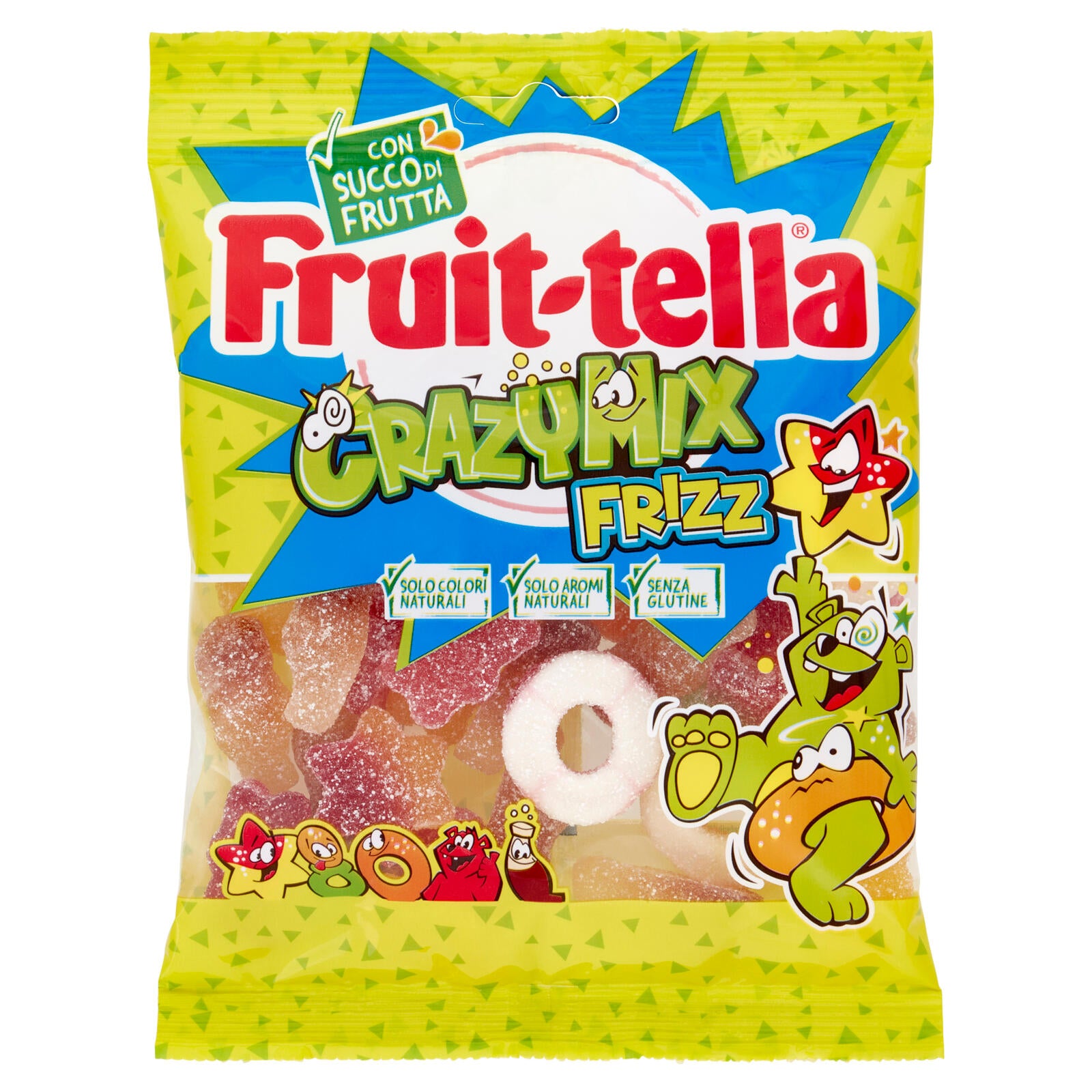 Fruit-tella Crazymix Frizz 175 g (25530006)