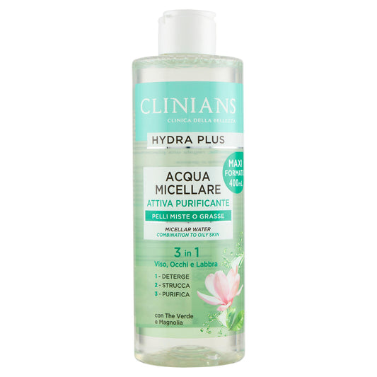 Clinians Hydra Plus Acqua Micellare Attiva Purificante 400 mL (25523033)