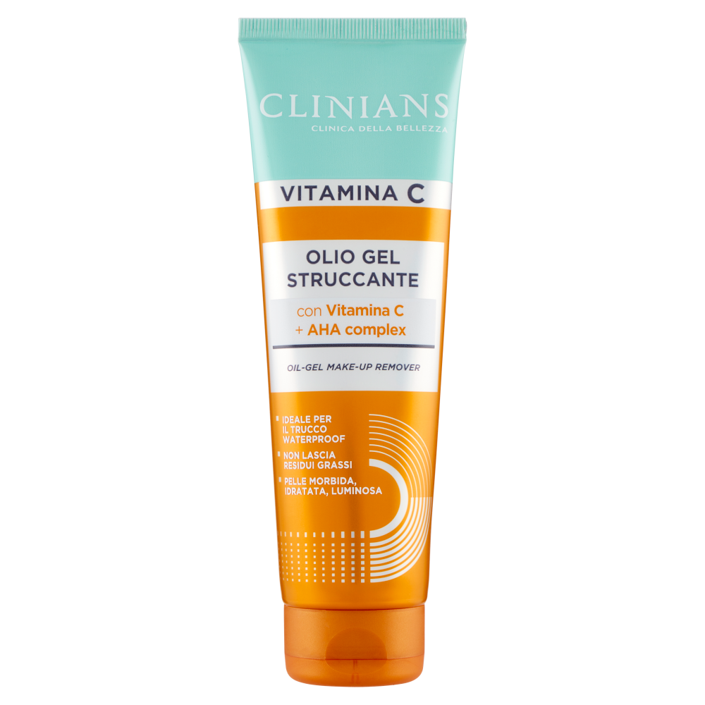 Clinians - Olio Gel Struccante Vitamina C - Pelle Morbida, Idratata, Luminosa - 125 ml (25522997)